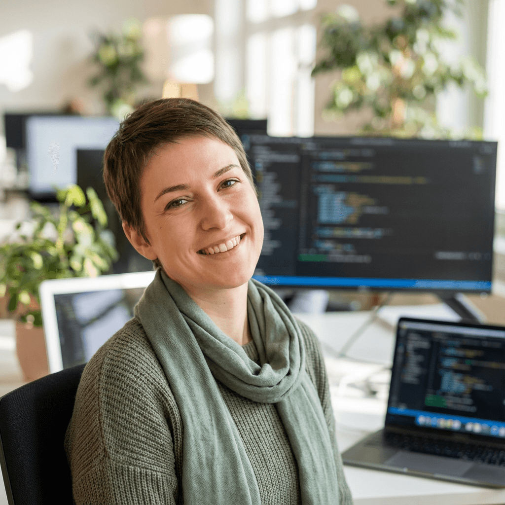 Sarah Mitchell, marketing manager in Toronto